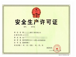 山西安全許可證代辦成功案例
